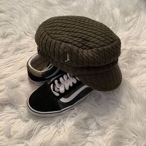 MŪHLBAUER Army Green Cable-Knit Hat